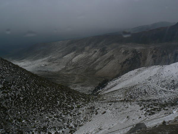 Snow in the Andes