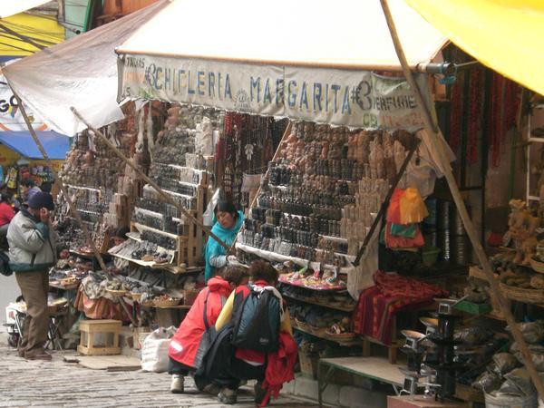The witches market La Paz