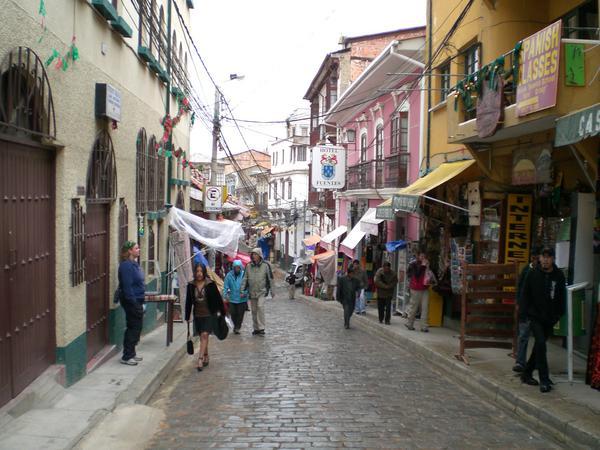 Wandering the streets of La Paz