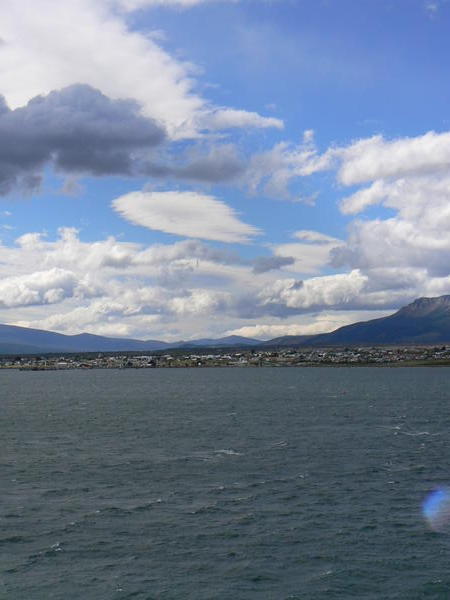 Approaching Puerto Natales