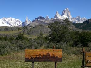 Our fiirst view of the Fitz Roy