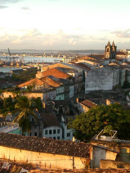 Looking over the rooftops of Salvador