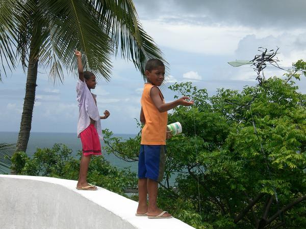 Kite flying Kids