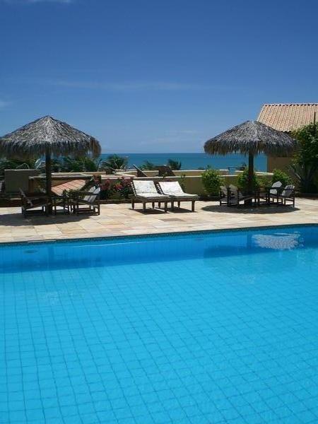 The pool and sea view