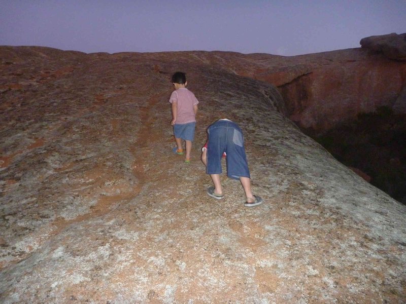Climbing Pildapa Rock