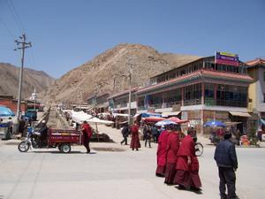 Tibetan end of town