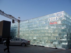 Audi Trade Show in ice