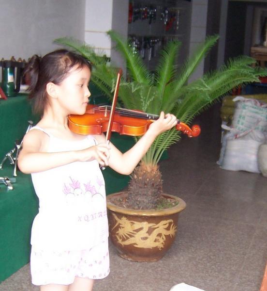 Budding Violinist