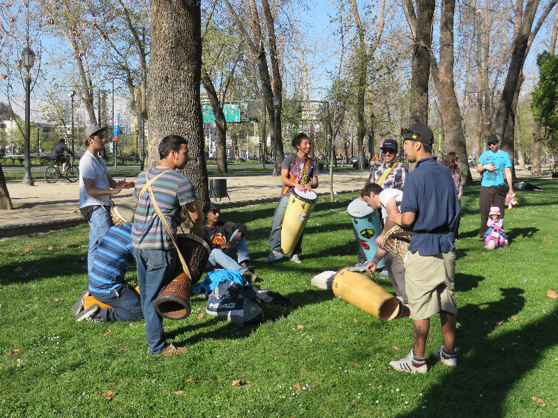 Jamming in Parque Forestal