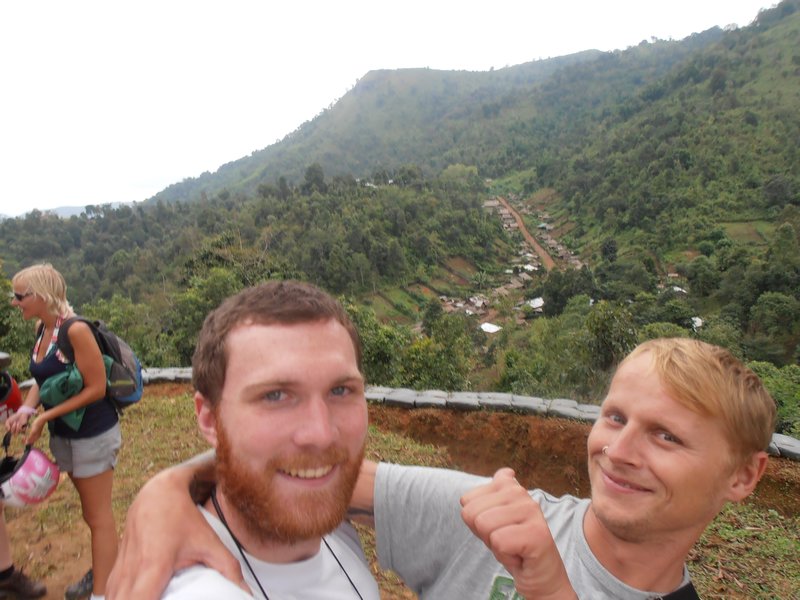 Steve und ich fast in Myanmar