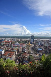 View of Yangon