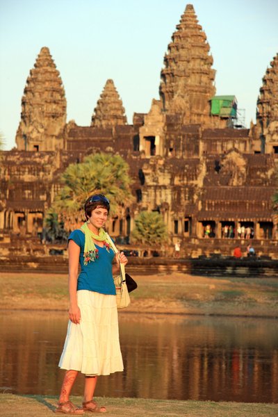 Sunset At Angkor Wat