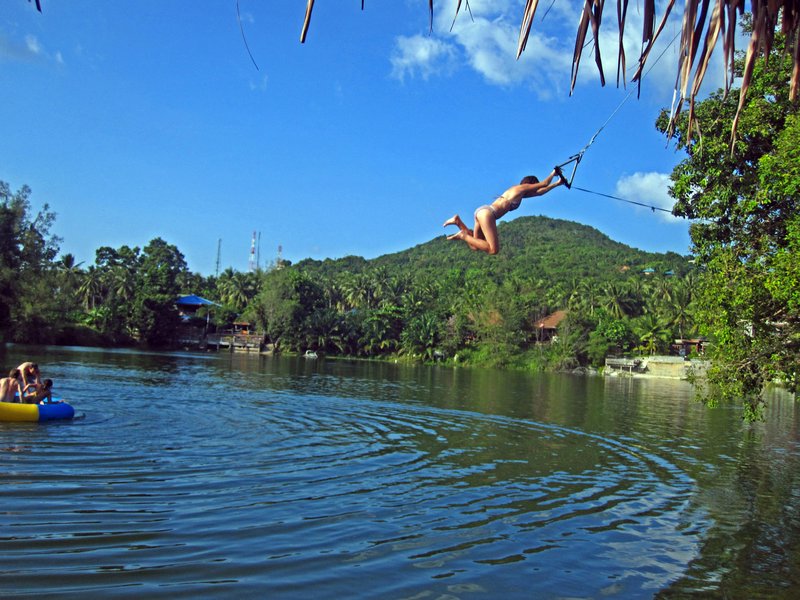Swing At Lake Hut