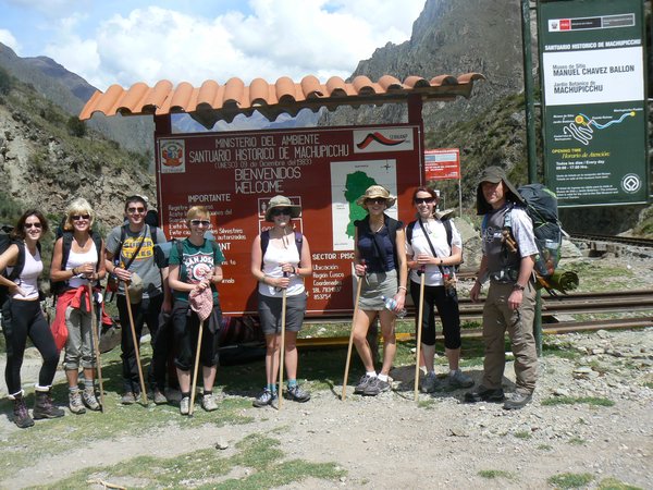 The start of the Inca Trail....