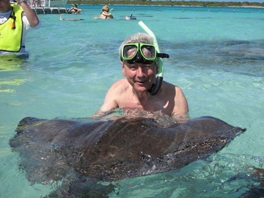 feel the weight of this stingray