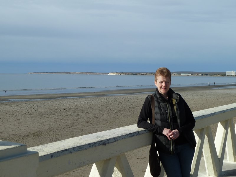 W at the front in Puerto Madryn