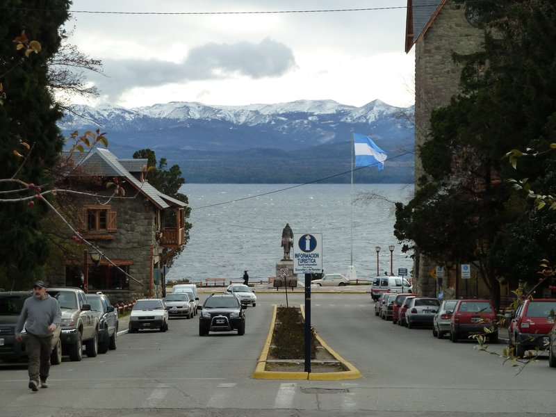 Bariloche, looking down to the lake