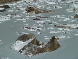 a non-moving glacier swamp