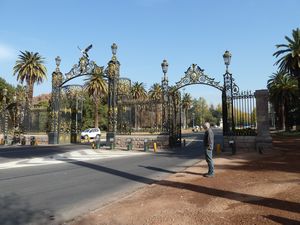 entrance to Mendoza park