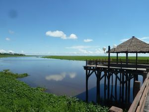 view of Pantanals from seat at bar