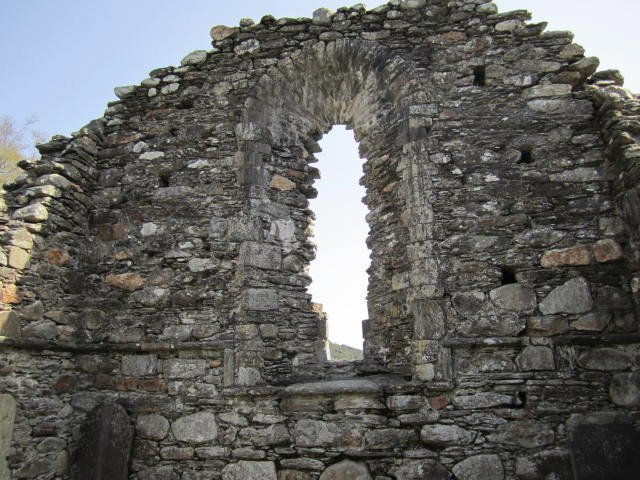 Window at end of nave