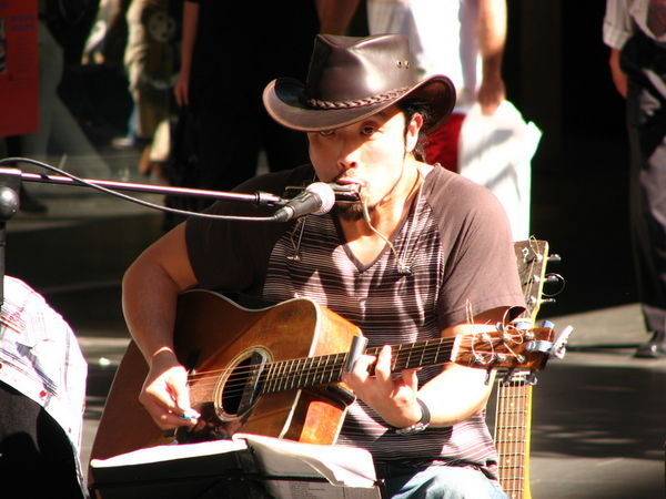 Street Musician on Bourke Street Mall