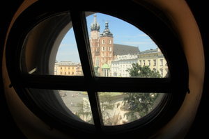 View of Krakow from window