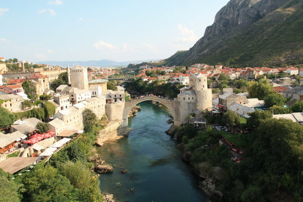 Mostar Bridge from Minaret
