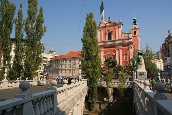 Trple Bridge and Franciscan Church