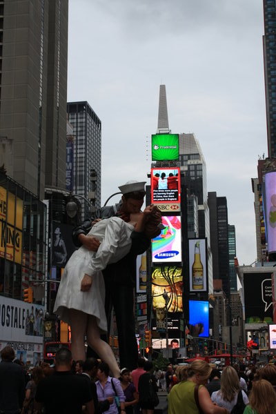 The WWII Kiss at Times Square