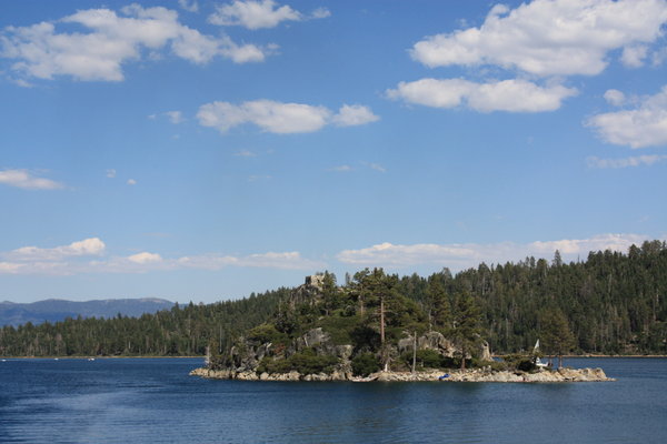 Lake Tahoe and Fannette Island