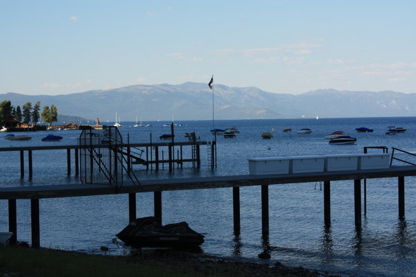 Lake Tahoe and private dock