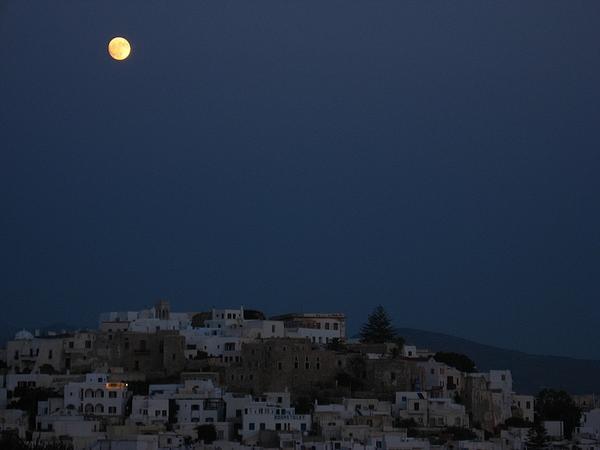 Naxos at night