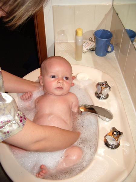 bath time...hotel style