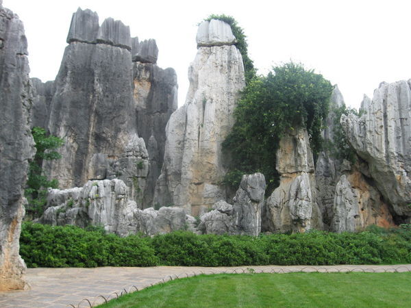 Limestone landforms in The Stone Forest