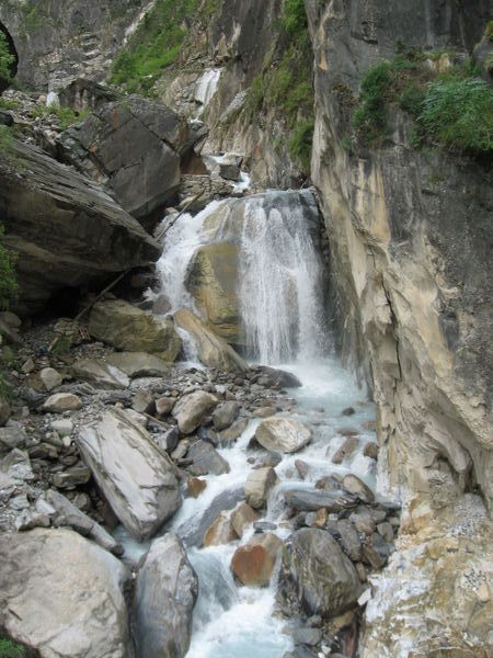 Waterfall on Tributary falling into the Gorge