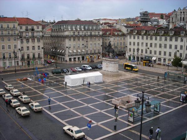 View over the square