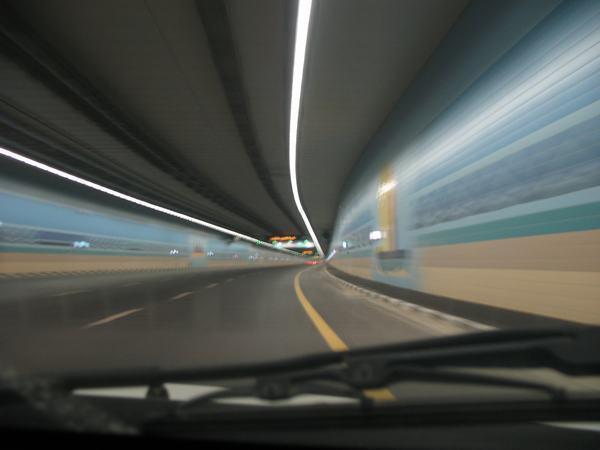 Tunnel on the way to Dubai