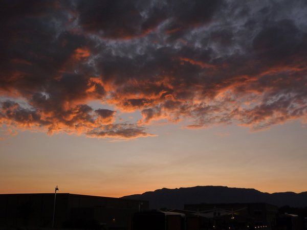 Sunrise over Albuquerque