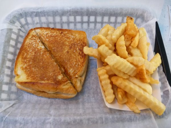 Peanut Butter and banana sandwich - deep fried