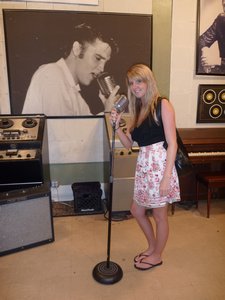 Sun Studios - The microphone Elvis used to record songs