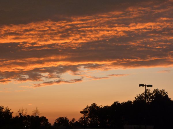 Sunset over Raleigh, North Carolina