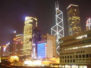 Hong Kong by night ...