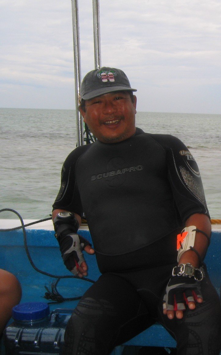 Our tech dive instructor, David