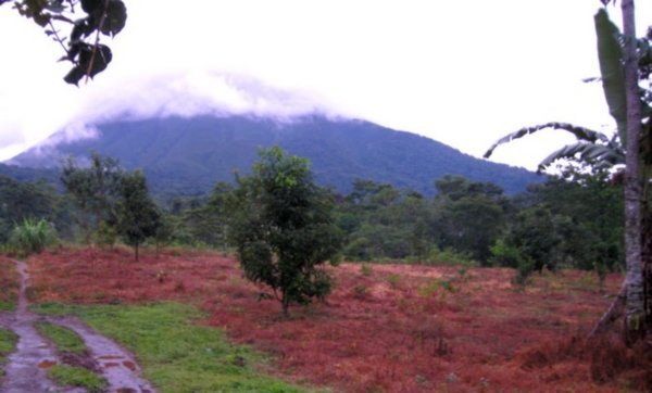 View of one of the volcano