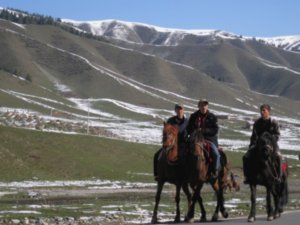 Local Kazakh & horses!