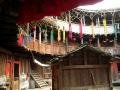Inside one of the Tianluokeng Tulou