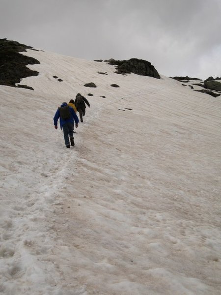 Snow hikking