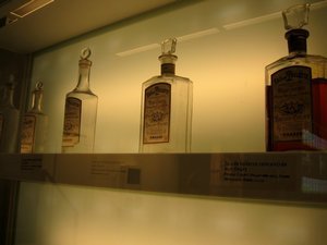 Ancient bottles of perfumes  Grasse