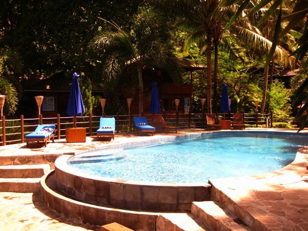 the pool at lembeh resort